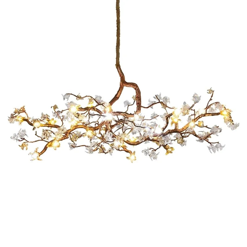 DecorBites™ Copper Branch Pendant Chandelier for Luxury Living Room & Restaurant