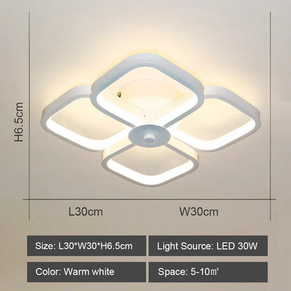 DecorBites™ LED Ceiling Light for Modern Living Room Bedroom Lighting