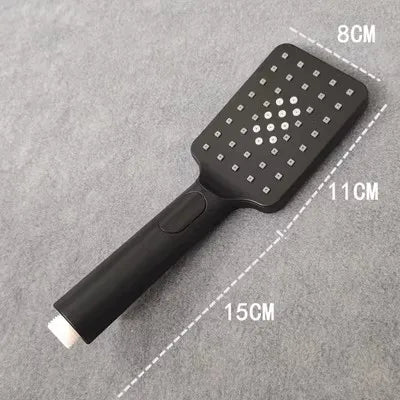 DecorBites™ Black High Pressure Handheld Shower Head for Water Saving and Bathroom Rainfall