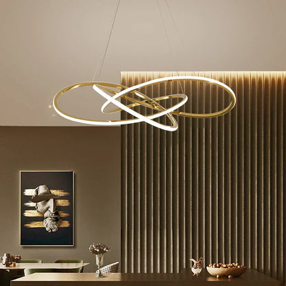 DecorBites™ Clover Stainless Steel Pendant Lamp, Luxe Four Leaf, 3 Colors