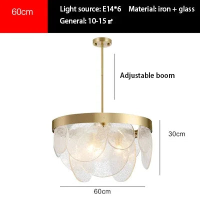 ™ LED Bubble Glass Ceiling Chandelier Light Fixture for Dining Kitchen Bedroom