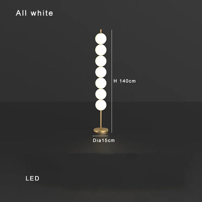 DecorBites™ Brass Floor Lamp for Living Room & Bedside Decor