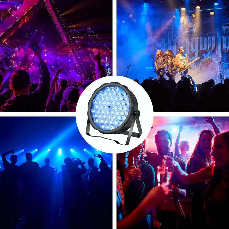 DecorBites™ Big Dipper 54x1.5W RGB LED Par Light Stage Lights - 2pcs