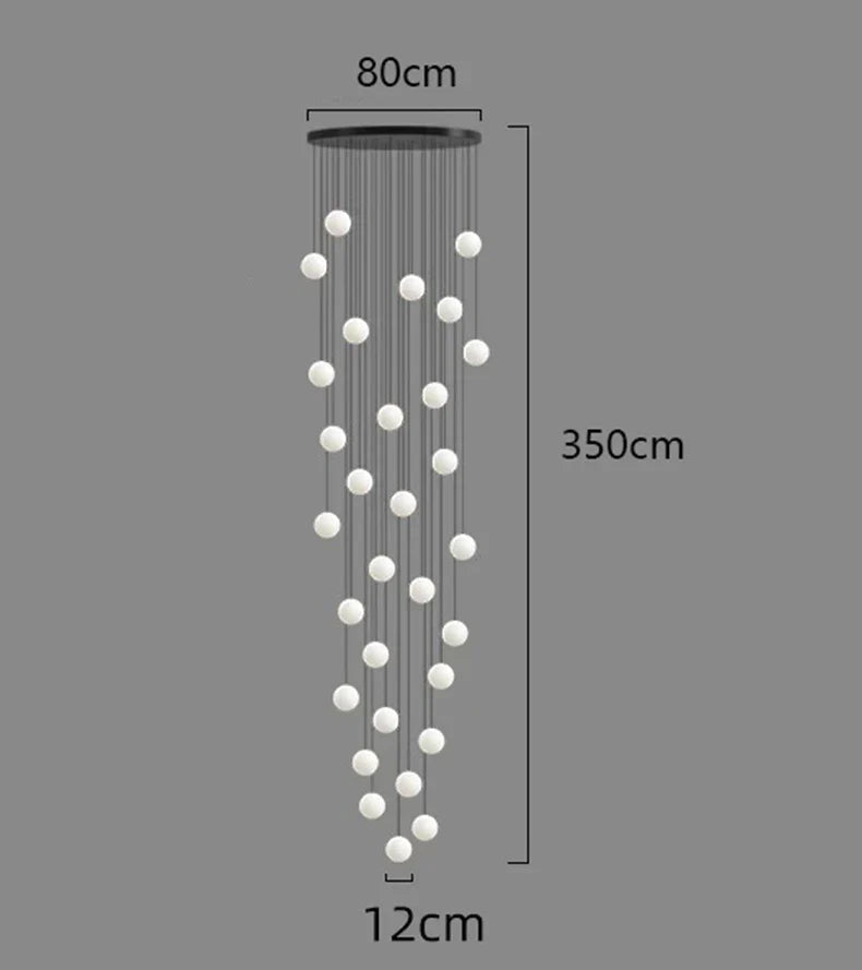 DecorBites™ LED Ceiling Lamp Chandelier: Modern Decorative Lighting for Bedroom and Dining Room