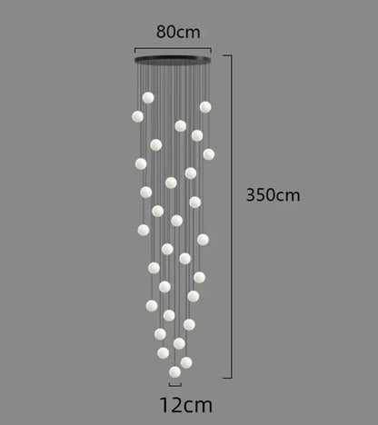 DecorBites™ LED Ceiling Lamp Chandelier: Modern Decorative Lighting for Bedroom and Dining Room