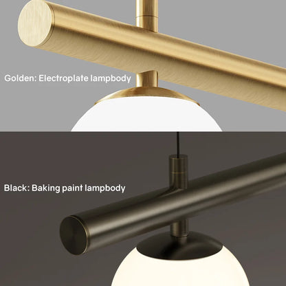 DecorBites™ LED Linear Hanging Lamp for Home Modern Minimalist Living Room Chandelier