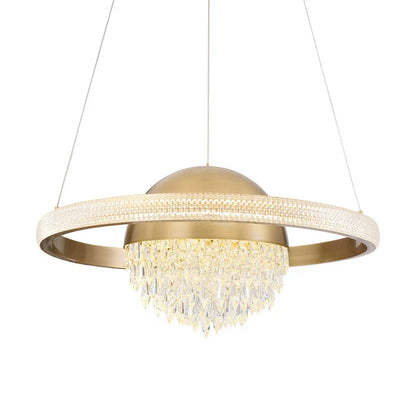 DecorBites™ Crystal Copper Pendant Lights: Elegant Nordic Design for Luxury Dining and Bedroom Décor