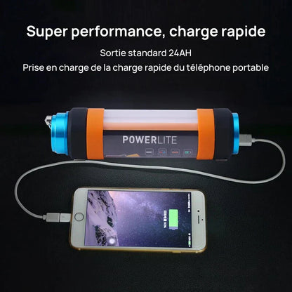 DecorBites™ LED Camp Light: Portable, Waterproof, Rechargeable, Magnetic Flashlight