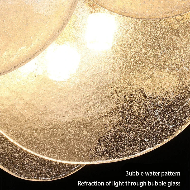™ LED Bubble Glass Ceiling Chandelier Light Fixture for Dining Kitchen Bedroom