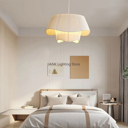 DecorBites™ Cream White Double Pendant Lamp for Elegant Living Spaces