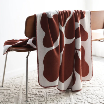 DecorBites™ Jacquard Imitation Cashmere Throw Blanket - Soft & Cozy Home Decor Essential