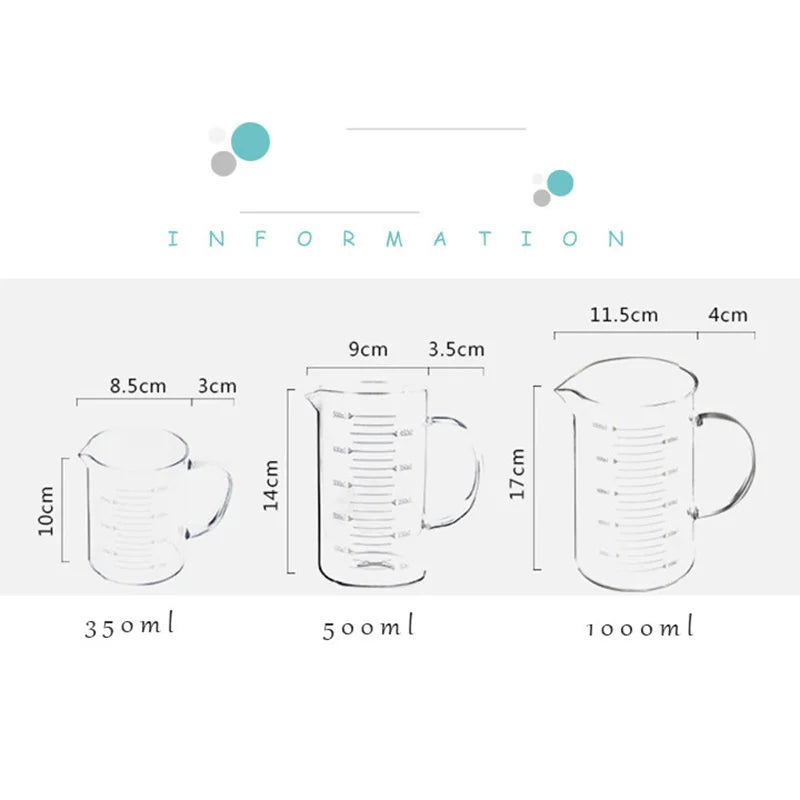 ™ Heat-Resistant Glass Beaker Mug with Thickened Scale - 2022
