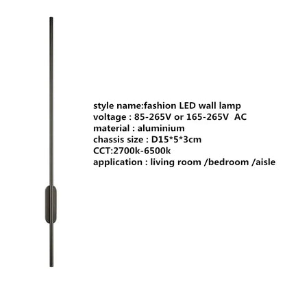 DecorBites™ Linear LED Tube Wall Sconce for Home Decor