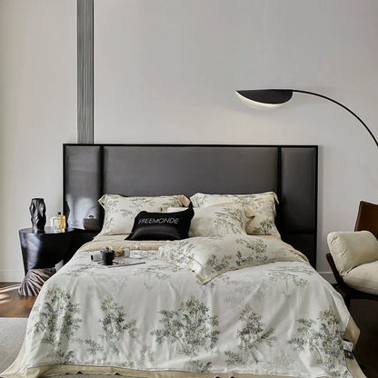 DecorBites™ Eucalyptus Fiber Flowers Summer Quilt Set: Silky, Cool Comfort for Bedtime Bliss