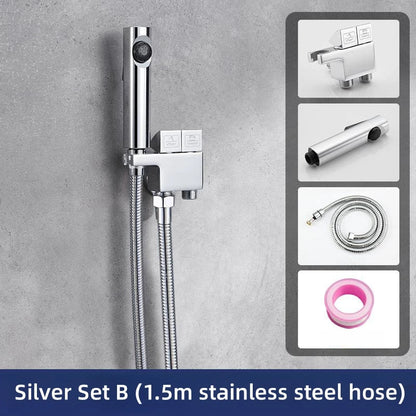 DecorBites™ Copper Bidet Spray Gun Set for Hygienic Bathroom Cleaning