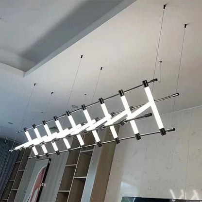 DecorBites™ LED Chandelier: Modern Nordic Industrial Pendant Light for Dining Room and Bar