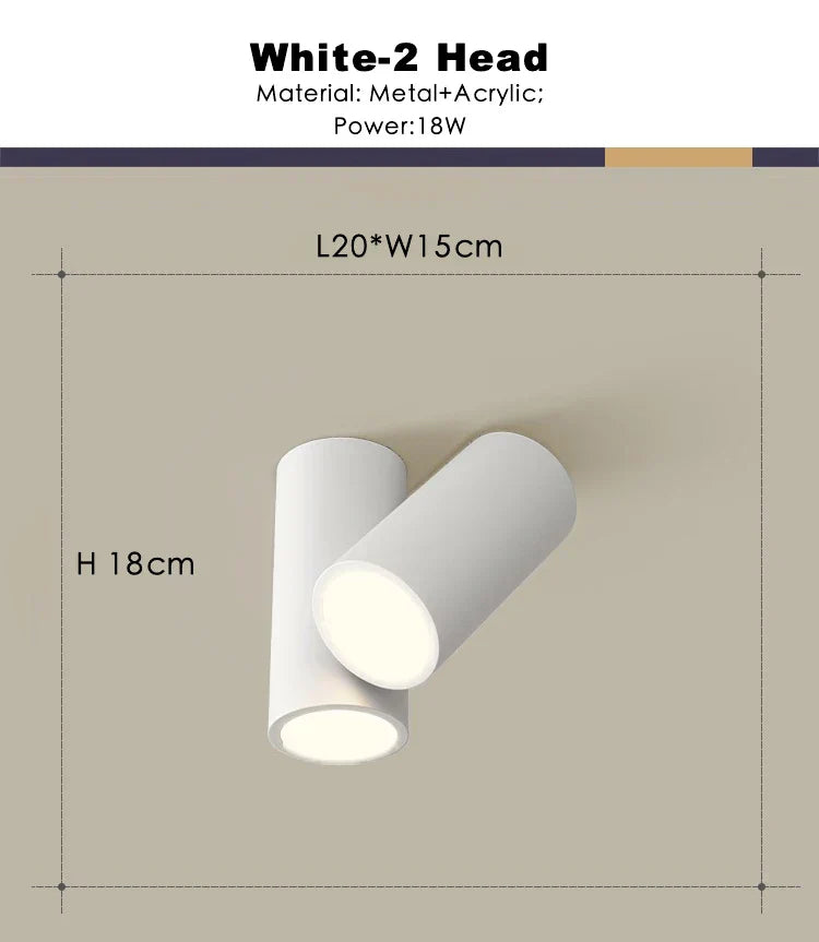 DecorBites™ 22W Dimmable Square LED Ceiling Spot Light for Indoor Lighting