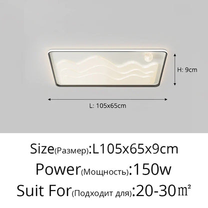 ™ LED Chandelier: Modern Lighting Fixture for Home Decor, White Lustre Lights