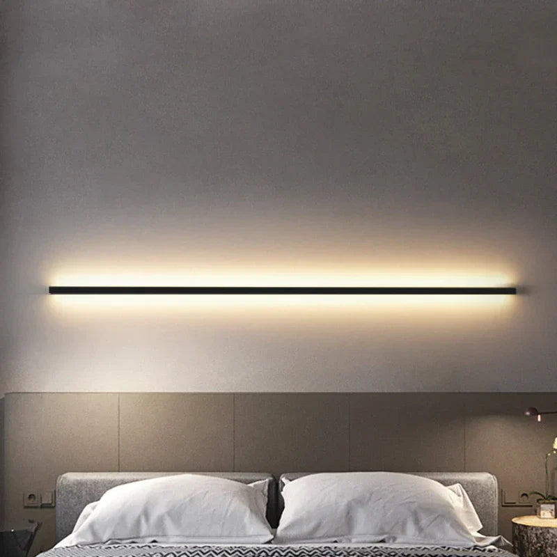 DecorBites™ LED Wall Lights Dimming Switch Black Gold White Metal Sconces Bedroom Aisle Lamp