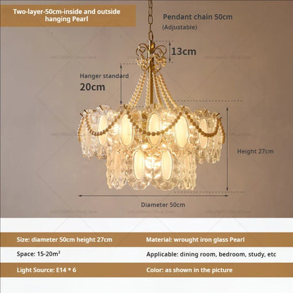 DecorBites™ Crystal Chandelier: Modern Luxury for Living Room & Bedroom