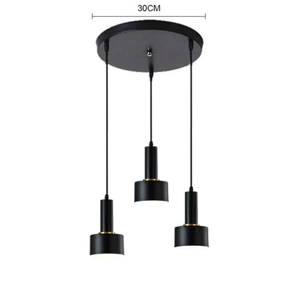 DecorBites™ Gold E27 LED Pendant Light Nordic Chandelier for Indoor Living Room & Bedroom
