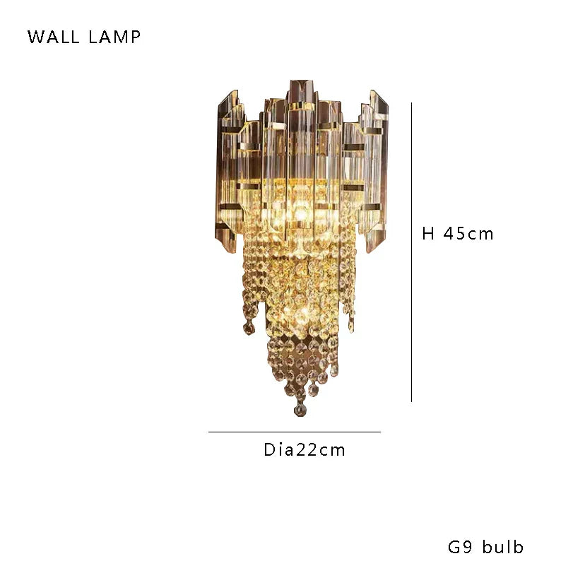 DecorBites™ Black Crystal Bead Ceiling Chandelier - Modern Classic for Living Room & Dining Table