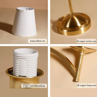 DecorBites™ Copper Wall Lamp: Modern, Elegant Lighting for Home, Hotel, or Office