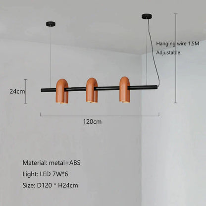 DecorBites™ LED Macaron Pendant Chandelier - Modern U Shape Hanging Lamp