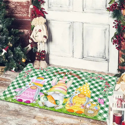 DecorBites™ Christmas Snowman Non-slip Floor Mat