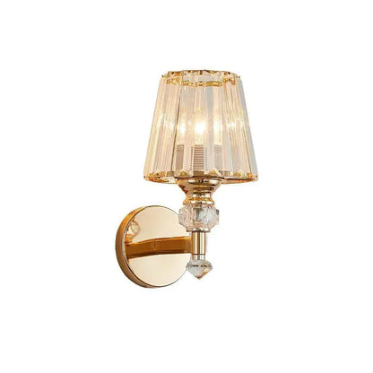 DecorBites™ Crystal Glass Wall Lamp for Bedroom Living Room Staircase