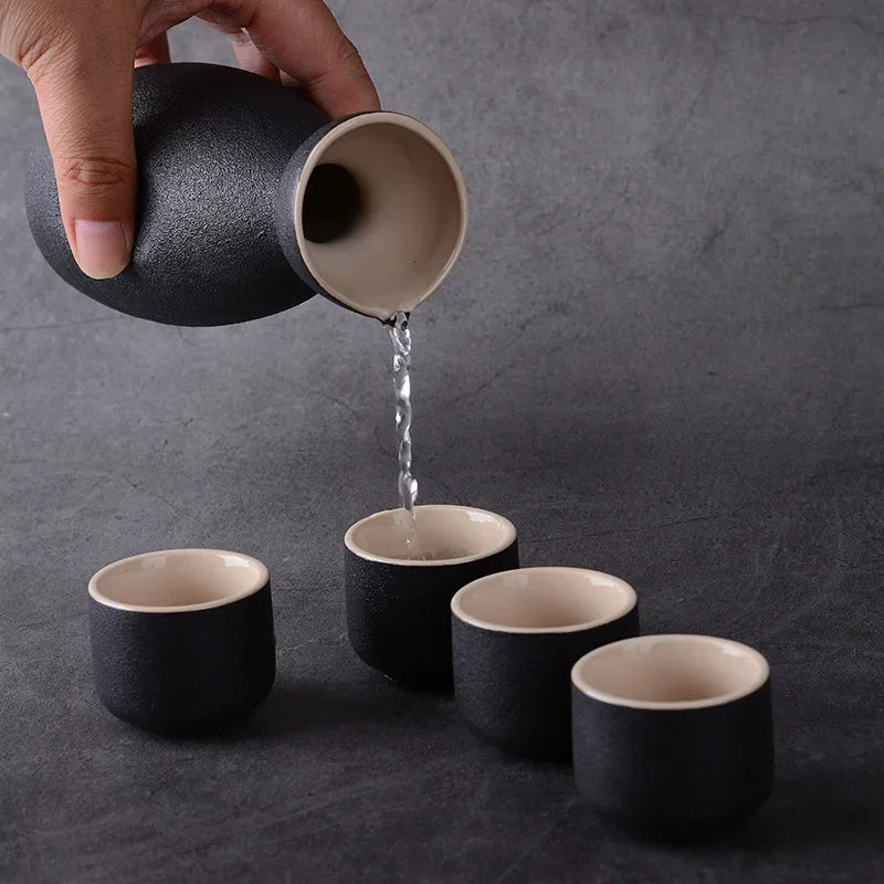 ™ Japanse Keramische Sake Set - Traditionele Drinkware Ambachten