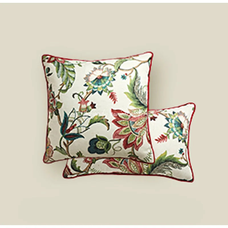 DecorBites™ Angel Eyes Lumbar Pillow Cover - Greek Art Inspired Luxury Home Decor