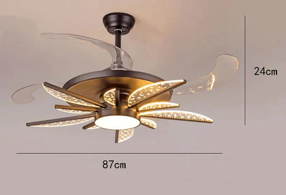 ™ Kids Bedroom Ceiling Fan with Remote Control and LED Light