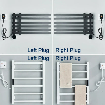 DecorBites™ Electric Towel Warmer: Digital Display, Wall Mount, Smart Home Technology
