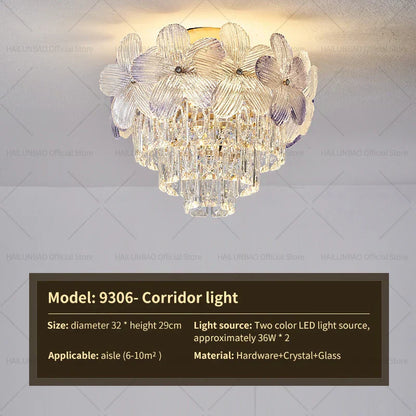 DecorBites™ Crystal Chandelier: French Cream Style Light Luxury for Living Room and Master Bedroom