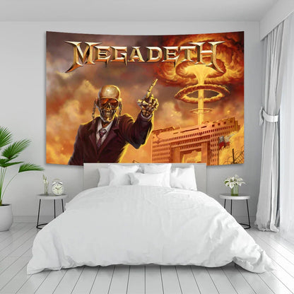 DecorBites™ Boho Band Tapestry Bar Garden Posters Room Decoration Wall Fabric Art