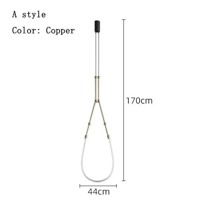 ™ Linear Creative Chandelier for Living Room Lobby, Bedroom, Hotel, Restaurant Lighting
