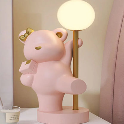 DecorBites™ Bear Princess Desk Night Light USB LED Lamp