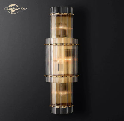 DecorBites™ LED Glass San Marco Round Wall Lamp for Living Room Bedroom Bathroom Decor