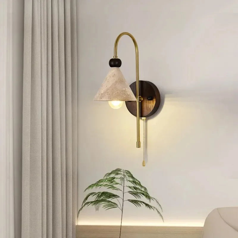 DecorBites™ LED Marble Wall Light for Bedroom, Living Room, Dining Room, Hallway