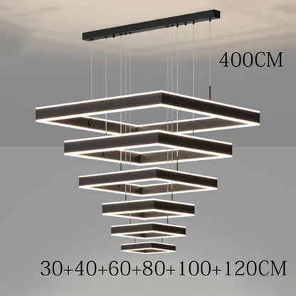DecorBites™ LED Chandeliers Pendant Light Lamps for Living & Dining Room