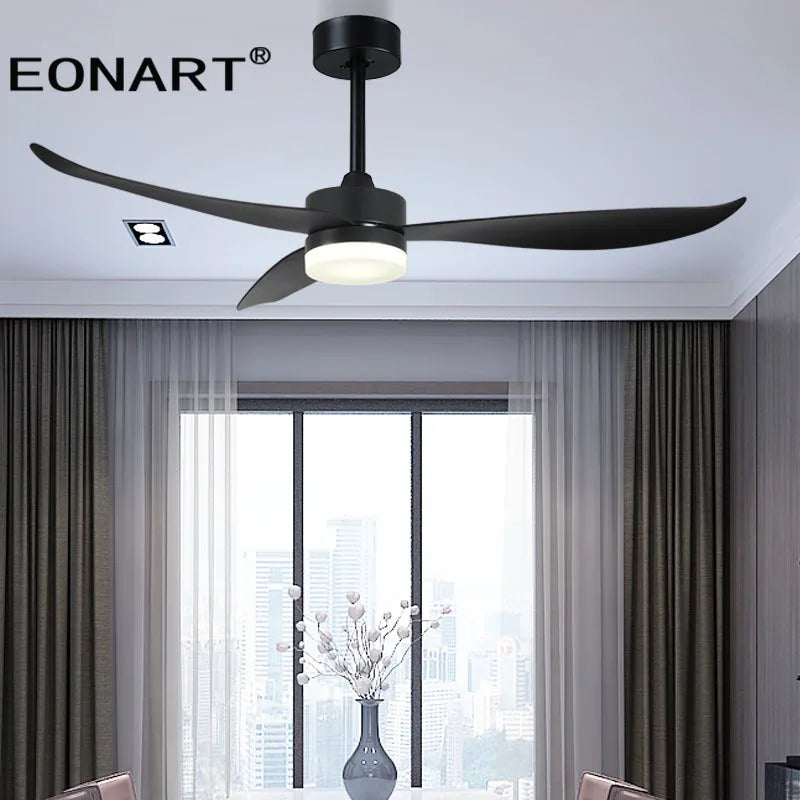 DecorBites™ 46" Plastic Blade Ceiling Fan with Remote Control for Living Room
