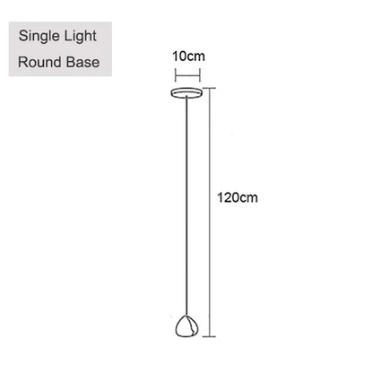 DecorBites™ Crystal Ball Chandelier: Long Adjustable Staircase Pendant Light perfect for Home & Restaurant