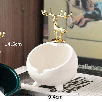 DecorBites™ Cat Paw Porcelain Ashtray | Ceramic Smoking Accessories | Unique Gift for Him