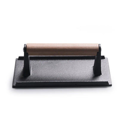 DecorBites™ Cast Iron Burger Press for Grill Hamburger Steak Heavy-Duty Meat Press