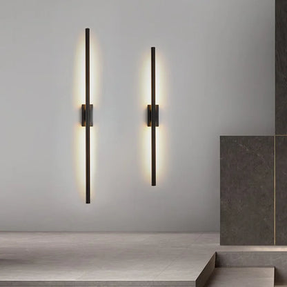 DecorBites™ Black Nordic LED Wall Sconce for Living Room, Bedroom, Stairs, Hallway