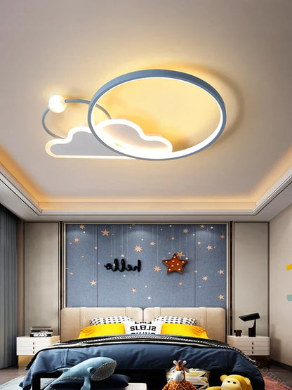 DecorBites™ Kids LED Ceiling Light: Modern Nursery Chandelier for Bedroom, Smart Cartoon Lamp
