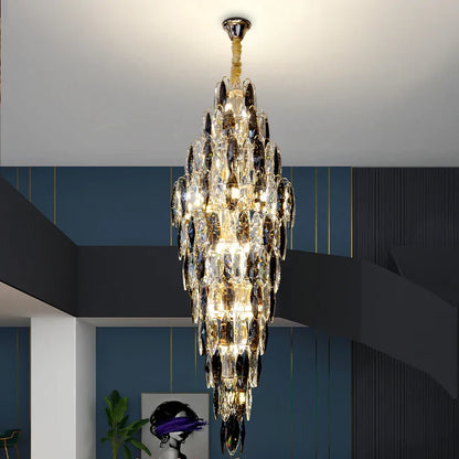 DecorBites™ Crystal Chandelier for Luxe Modern European Villa Decor