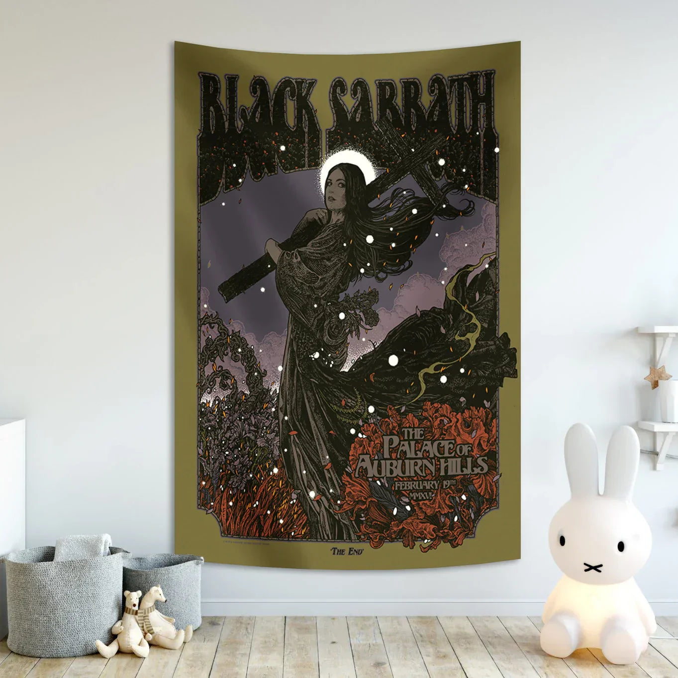 DecorBites™ Black Sabbath Metal Band Rock Music Wall Tapestry