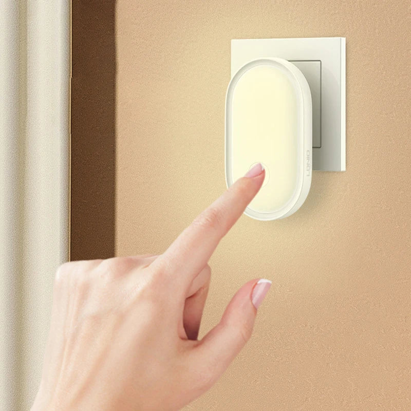DecorBites™ LED Night Light Wall Lamp with Light Control Induction for Bedroom Home Decor